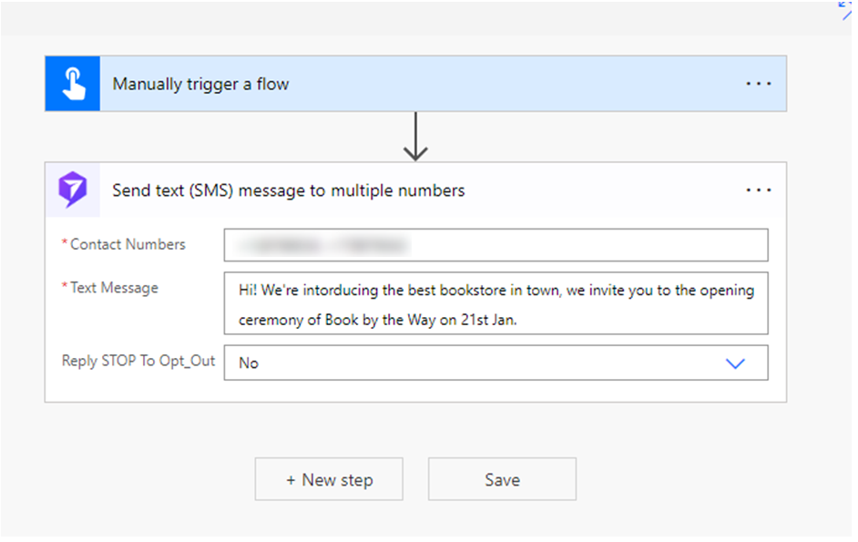 Send Text Message to Multiple Numbers