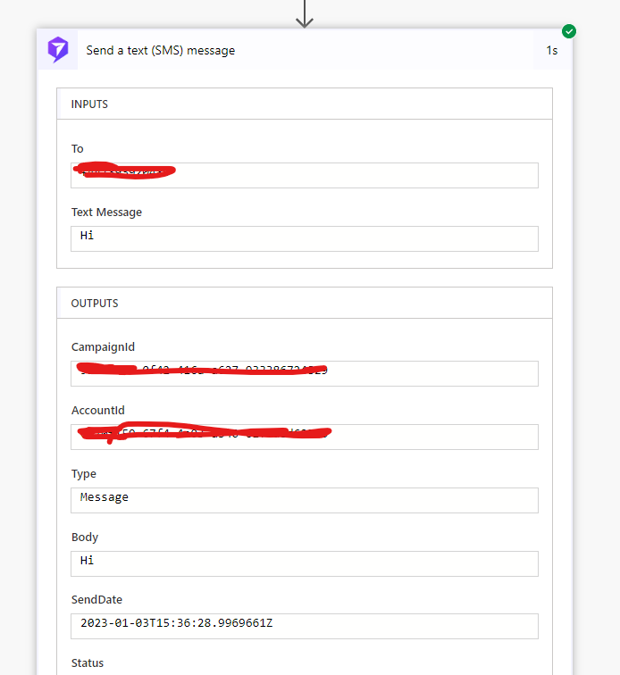 How to send a text message in Power Automate or Logic Apps