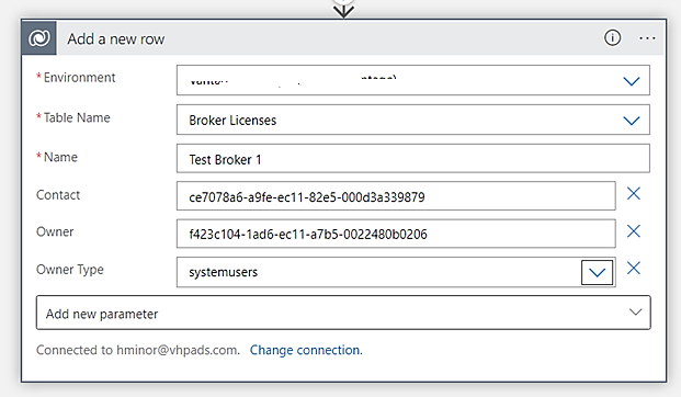 Update or Set lookup fields in Logic Apps