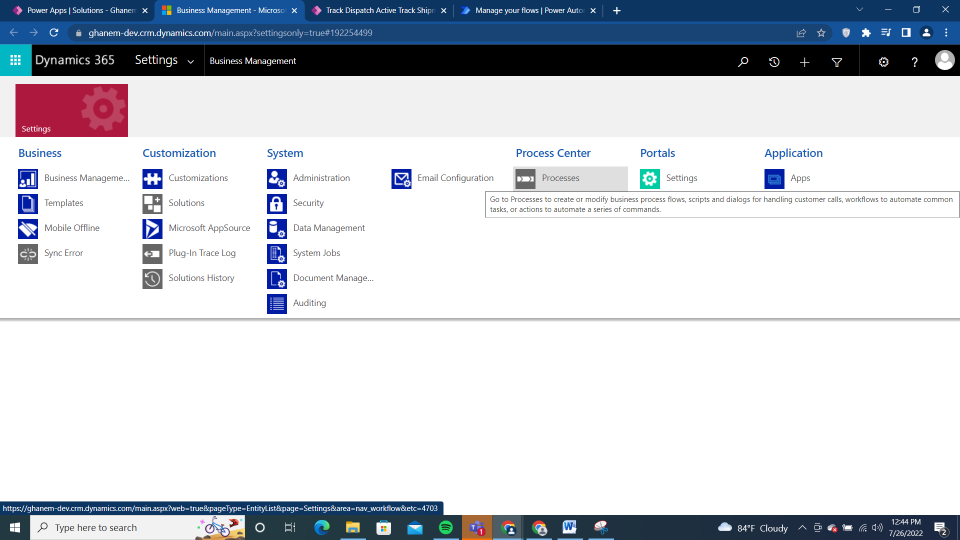 How to create Business Process Flow in Power Apps