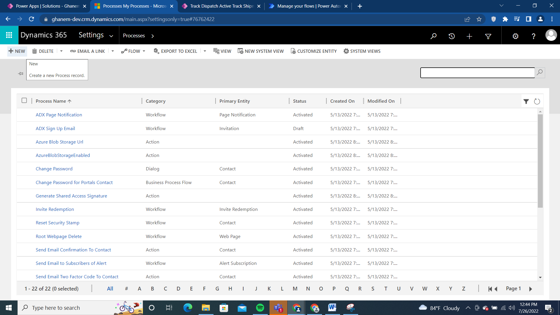 How to create Business Process Flow in Power Apps
