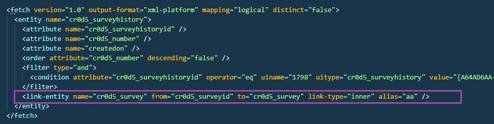 LinkEntityFetchXML