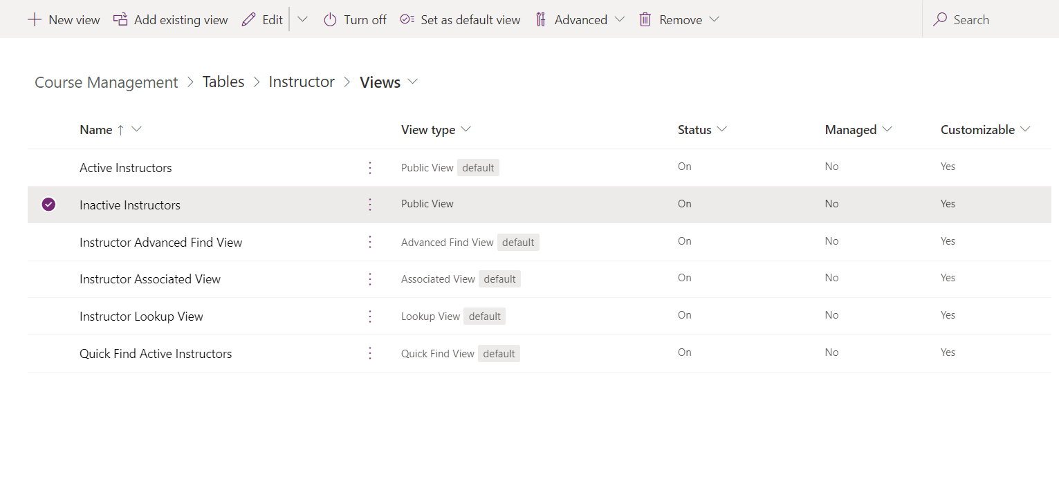 How to Create and Configure Views in Model Driven App Part I